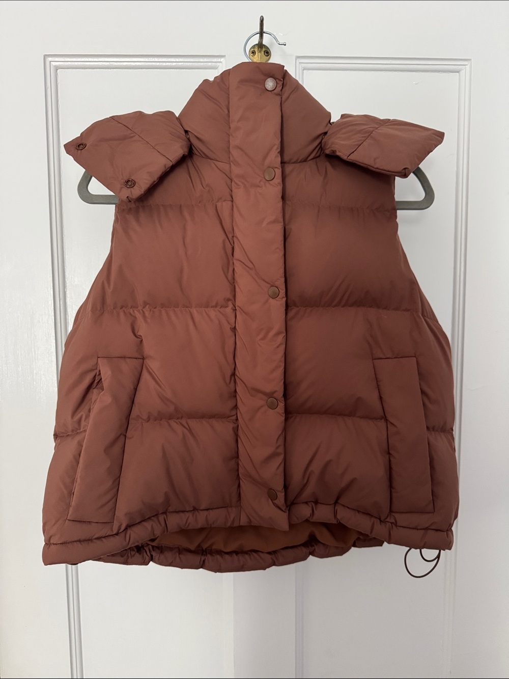 lululemon athletica Rust Brown Puffer Vest